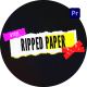 Ripped Paper Titles | Premiere Pro - VideoHive Item for Sale