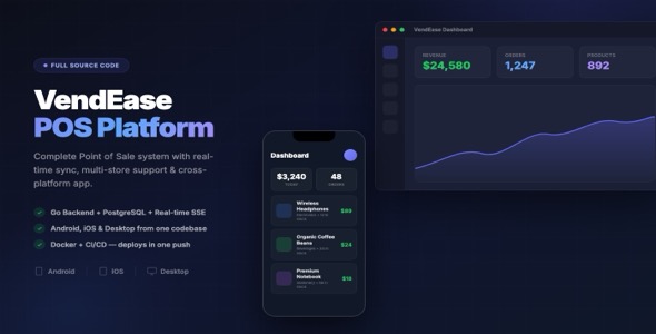 VendEase - Complete & modern POS solution