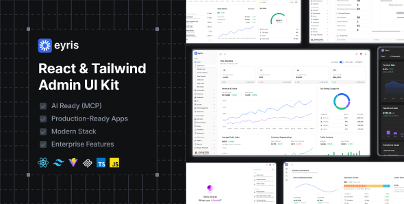 Eyris - Tailwind Admin UI Kit