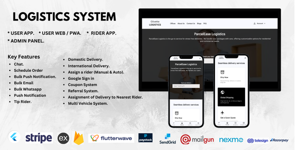 Olivette - Smart Logistics & Delivery Management System