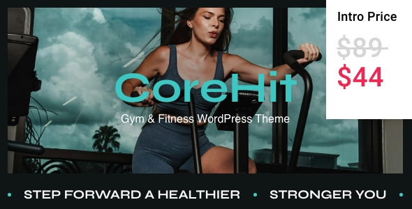 CoreHit - Gym & Fitness WordPress Theme