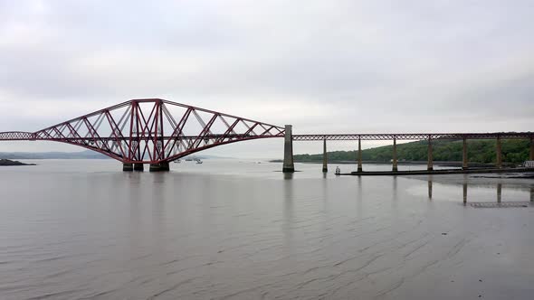 The Forth Railway Bridge in Edinburgh Scotland