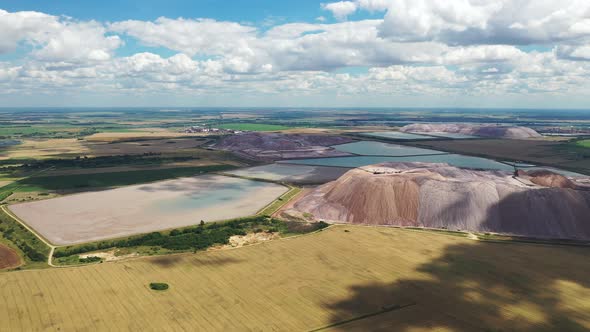 Mountains of Products for the Production of Potash Salt and Artificial Reservoirs