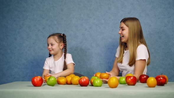 Fresh organic fruit on the table