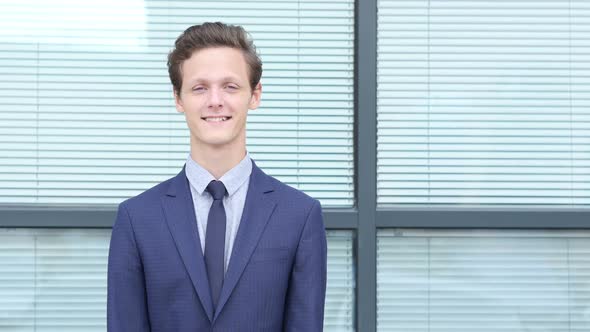 Smiling Young Businessman