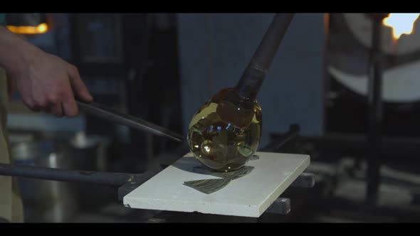 Glass blowing