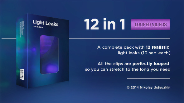 Light Leaks (12 in 1 Looped Videos) alt