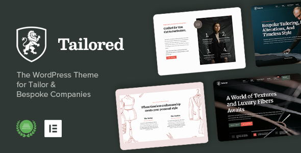 Tailored - Tailoring & Fashion WordPress Theme