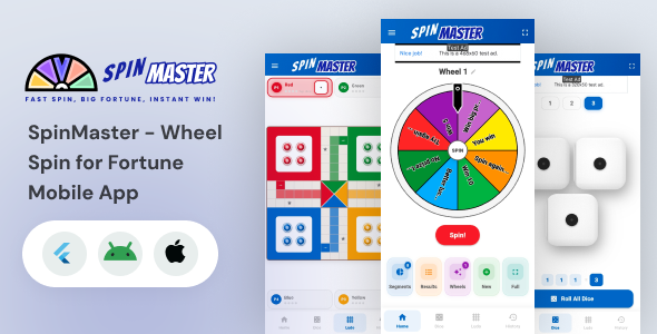SpinMaster - Wheel Spin for Fortune Mobile App