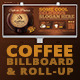 Coffee Shop Roll-Up Banner & Billboard Template - GraphicRiver Item for Sale