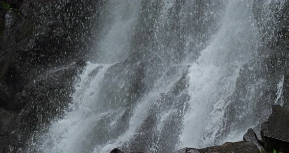 Besse, The Vaucoux waterfalls,Puy de Dome, Auvergne, France.