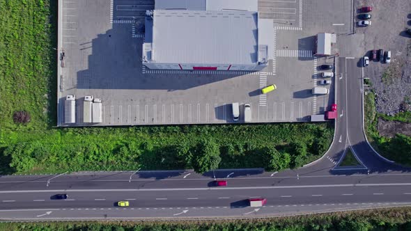 Large Logistics Park with a Warehouse