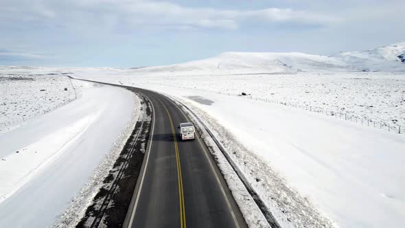 traveling by vehicle on the road