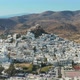 Serifos island Chora village aerial drone video footage - VideoHive Item for Sale
