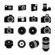 Camera Icons and Camera lens Icons - GraphicRiver Item for Sale