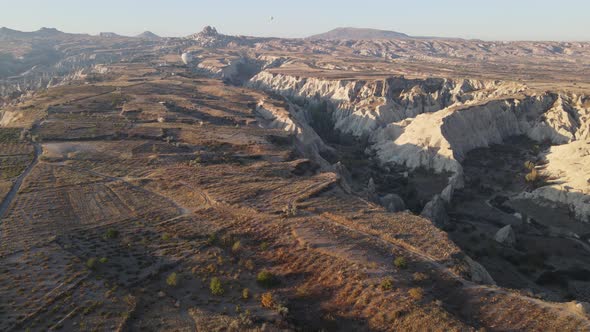 Aerial View Cappadocia Landscape