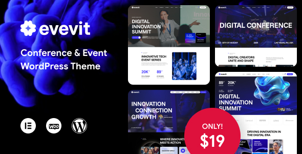 Evevit – Conference & Event WordPress Theme