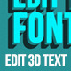 Awesome 3D Text Effect Mockup - GraphicRiver Item for Sale