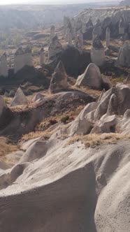 Cappadocia Landscape Aerial View