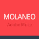 Molaneo - One Page Parallax Muse Template - ThemeForest Item for Sale