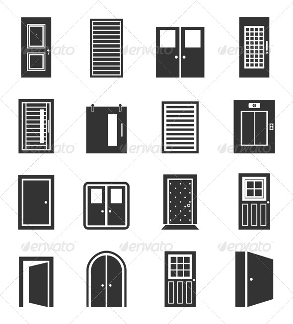 Door Icon Graphics Designs Templates From Graphicriver