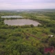 Aerial Shot with Artificial Lakes in Industrial Zone, One Has Pink Water - VideoHive Item for Sale