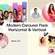 Modern Carousel Pack | Horizontal & Vertical - VideoHive Item for Sale