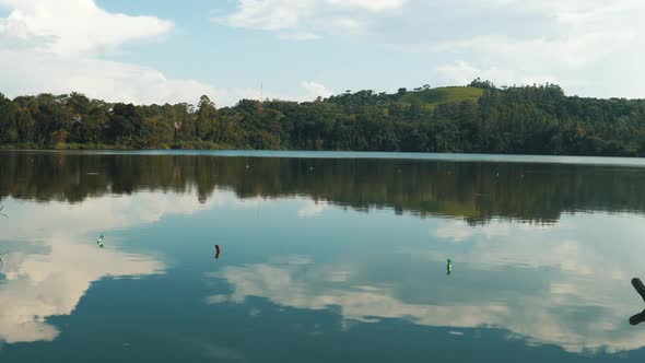 View of Lake Nyabikere, Kibale, Uganda