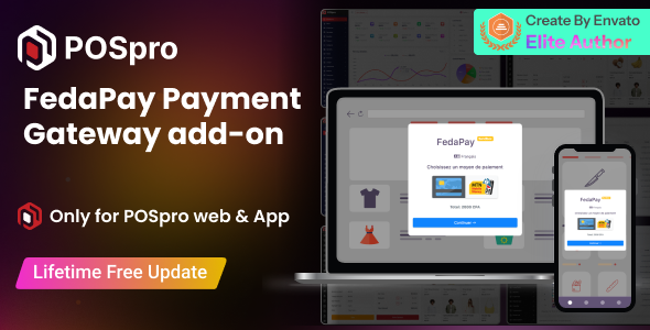 POSpro – Fedapay Payment Gateway Add-on