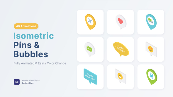 Isometric Bubbles & Pins