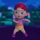 Cartoon Baby dances in Instagram outfit. - VideoHive Item for Sale