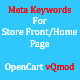 Meta Keywords For OpenCart Store Home Page - vQmod - CodeCanyon Item for Sale