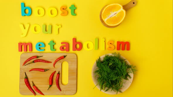 Boost your Metabolism Top View
