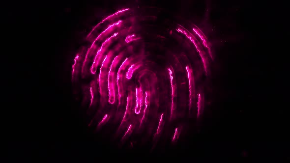 Abstract fingerprint of pink color
