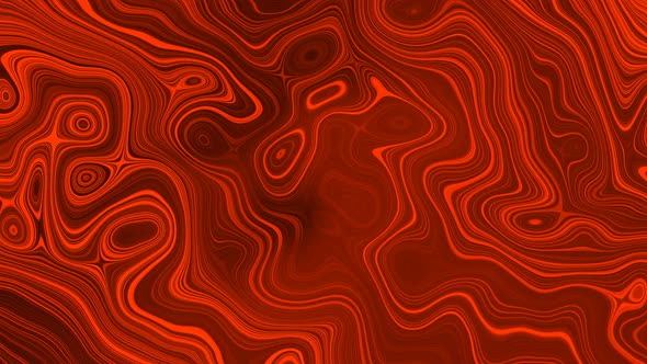 Red Line Wavy Marble Liquid Animated Background