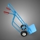Two Wheeler Hand Truck Pallet Handtruck Transport Platform Load - 3DOcean Item for Sale