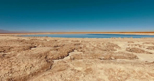 Drone Footage Across the Chilean Salt Flats.