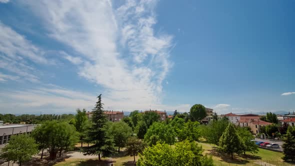 4K Time-lapse Clouds with filter ND1000 Parma Italy