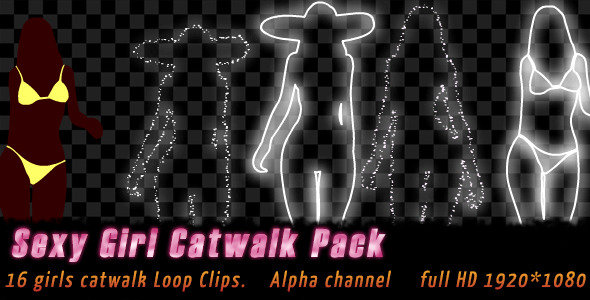 Sexy Girl Catwalk Pack