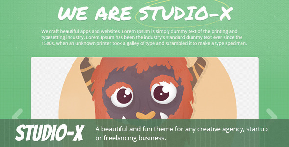 StudioX - Responsive One-Page Template