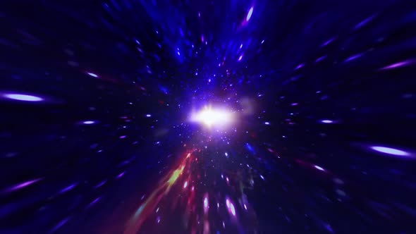 Abstract Space Galaxy Motion Background 4K