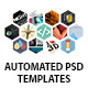 Hex Web Layouts Automated PSD Templates - GraphicRiver Item for Sale