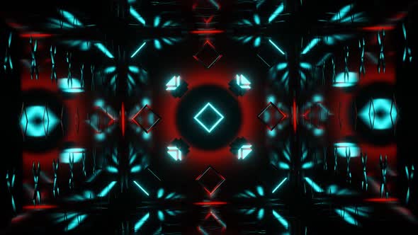 VJ Loops Abstract Background Disco Mosaic 307