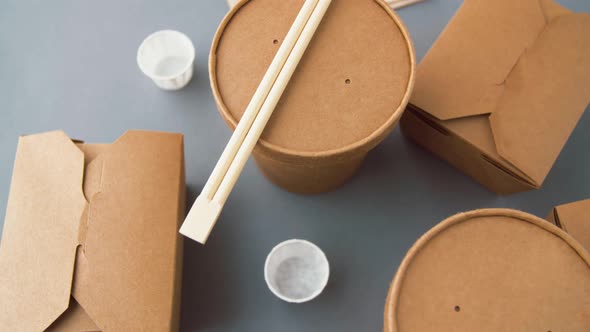 Disposable Paper Containers for Takeaway Food 8