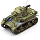 Military Modern War Light Tank (Blue) - 3DOcean Item for Sale