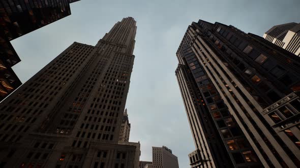 Modern City Architecture of Skyscrapper Against Sky alt