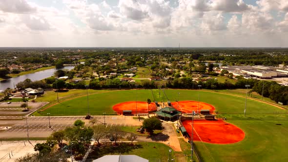 Aerial Drone Video Sandhill Crane Park Port St Lucie Fl