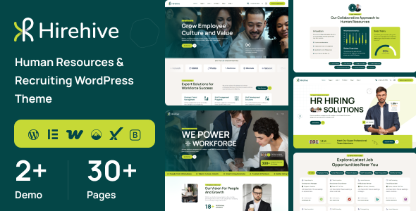 Hire-Hive - Human Resources & Recruiting WordPress Theme