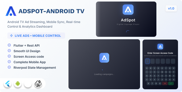 AdSpot TV - Digital Signage Player for Android TV