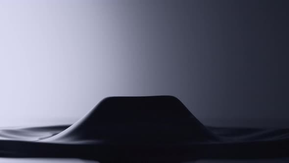 Water surface bouncing and making splashes. Slow Motion. alt